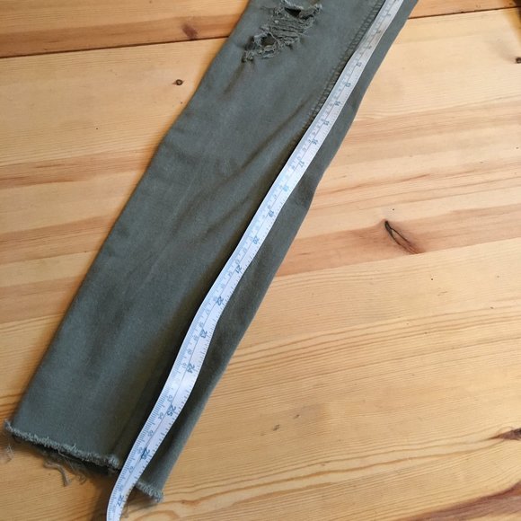 2 Pairs Distressed Ripped High Rise Skinny Jeans - Picture 11 of 16